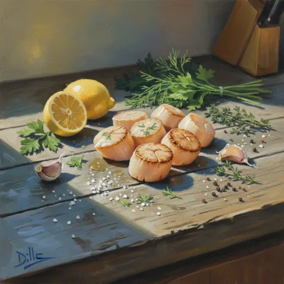 Raw ingredients in prep