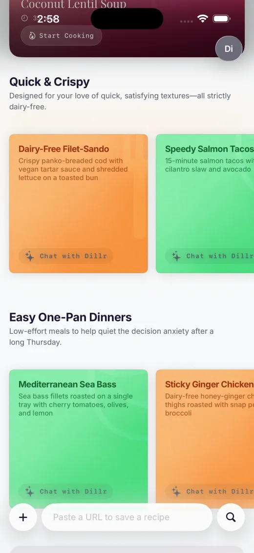 New recipe ideas that respect your dietary needs